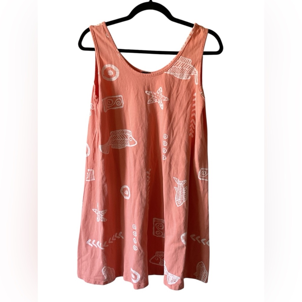 Baba Hawaii Womens Beachy Boho Bohemian Dress Cottage Indie Hippie Medium